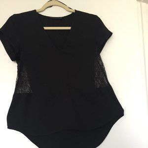 Zara Lace Insert Blouse